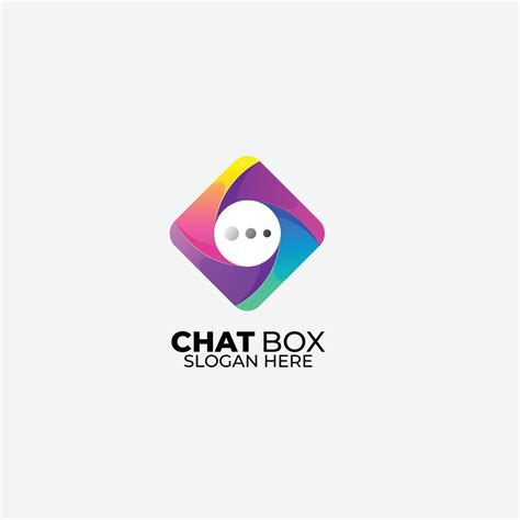 chat box design vector illustration template icon  vector art