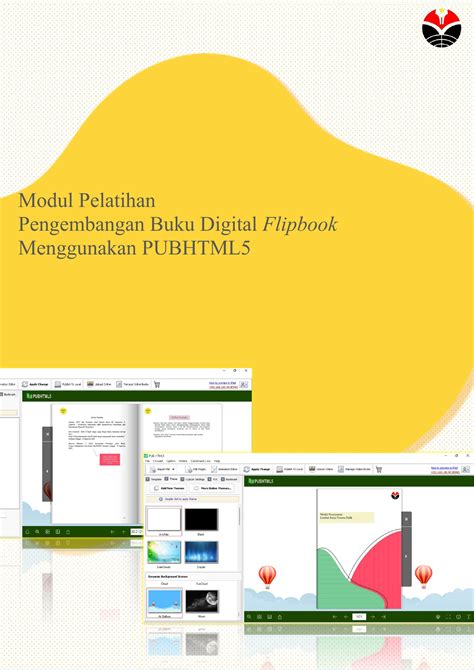 Modul Pelatihan Pengembangan Buku Digital Flipbook Menggunakan Pubhtml