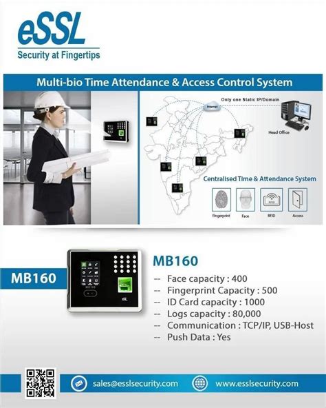 Essl Mb Biometric Attendance System At Rs Essl Biometric