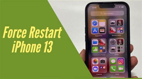 How To Force Restart IPhone 13 IPhone 13 Pro IPhone 13 Pro Max 13