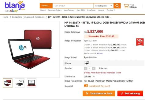 Laptop I Jutaan Murah Inilah Rekomendasi Laptop Ram Gb Seharga