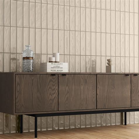 Azulejo cerámico Mayolica efecto zellige nude x cm PAMESA Leroy Merlin