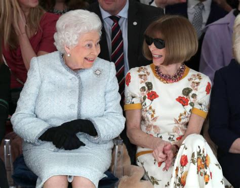 Anna Wintour Makes A Rare Appearance Without Her Signature Sunglasses