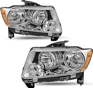 Amazon Tusdar Halogen Headlight Assembly Set For Jeep