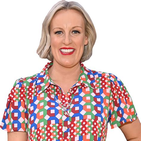 Steph McGovern Colourful Dress Half Body Buddy Celebrity Cutouts