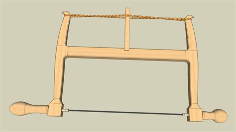 Bow Saw Aka Frame Saw Or Turning Saw 3d Warehouse