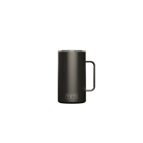 Yeti Rambler 24 Oz Mug With Standard Lid Graphite