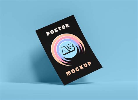 Free Floating A3 Poster Mockup Psd Good Mockups