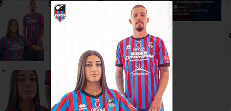 Catania Fc Ecco La Nuova Maglia Un Simbolo D Appartenenza