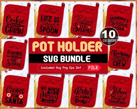 Pot Holder SVG Bundle, Funny Pot Holder Svg, Pot Holder Quotes, Pot ...