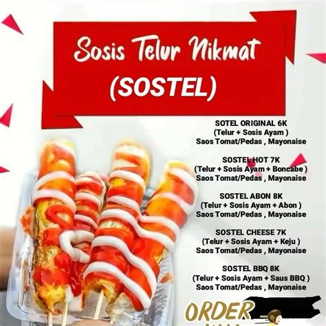 Sostel Sosis Telur Bbq Oget