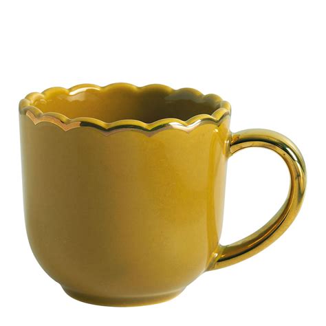 Tasse à Café Marguerite Moutarde Mathilde M