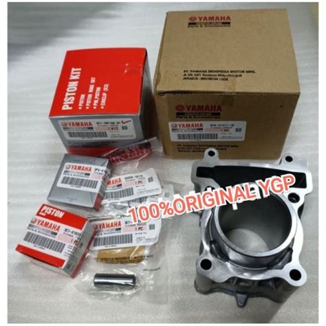 BLOK SEHER SET PISTON KIT VIXION OLD NVL R15 V2 ASLI ORI YAMAHA 1PA