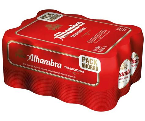 Cerveza Alhambra Tradicional Pack Latas Cl