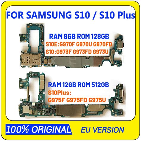 Original Mainboard For Samsung Galaxy S S Plus Unlocked Mainboard