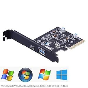 Pci E To Type C A Port Usb Pci Express Card And Pin Power