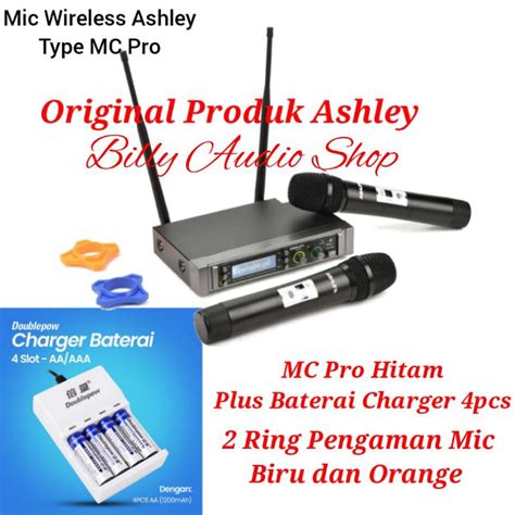 Jual Mic Wireless Ashley MC PRO ASHLEY COMBO KOPER D99 ORIGINAL