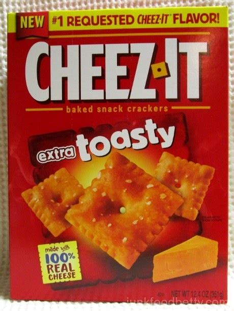 Cheez It Crackers Extra Toasty Junk Food Betty