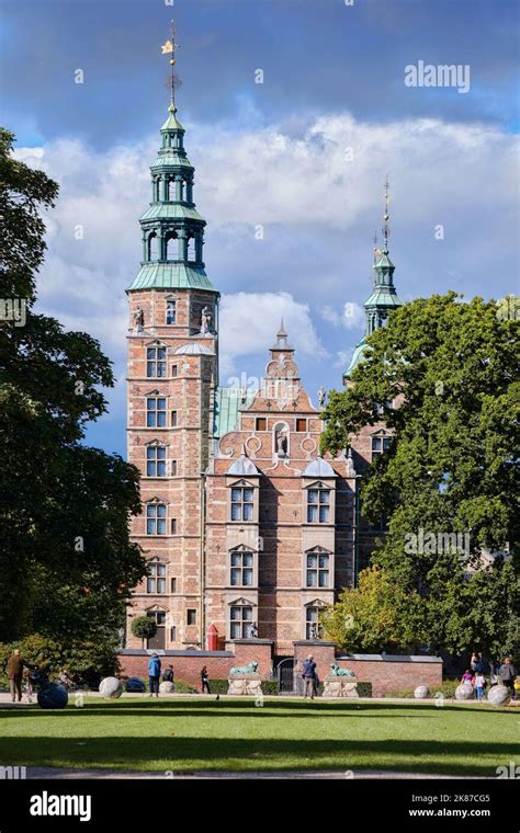 Copenhagen Denmark Sept 2022 View Of The Rosenborg Castle Build By