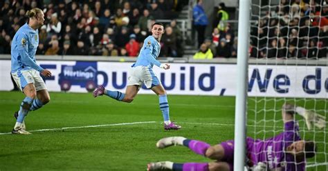 Brentford Vs Man City Highlights And Reaction As Phil Foden Scores