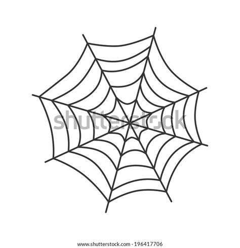 Spider Web Art Stock Vector Royalty Free 196417706 Shutterstock