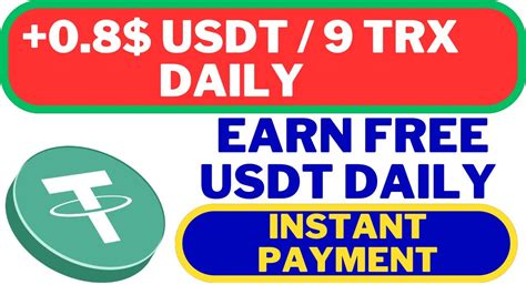 THE BEST New Usdt Trx Earning Site Best Site To Make Money Online