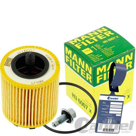 MANN FILTER ÖLFILTER HU6007X FÜR OPEL ASTRA G J INSIGNIA A SIGNUM VECTRA CC