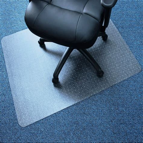 Hoommo Office Chair Mat, Transparent Hard Floor Protector with Studded ...