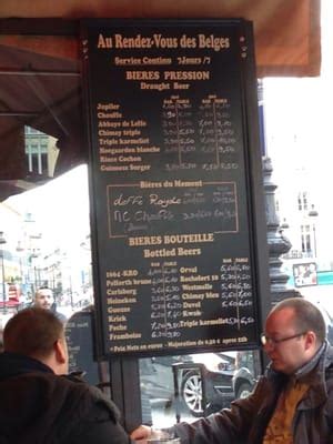 Au Rendez Vous Des Belges Rue De Dunkerque Paris France Coffee