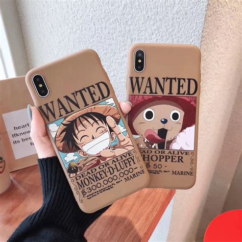 Funda de teléfono de One Piece Luffy para iphone Xs MAX XR X 6 6s