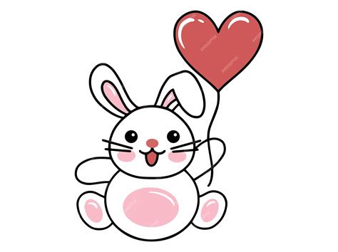 Premium Vector Cute Rabbit Illustration