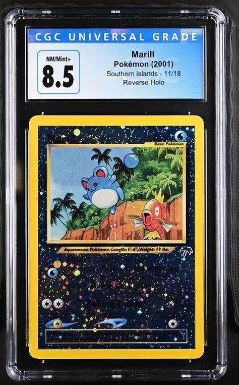 Pokemon Tcg Marill Southern Islands Promo Reverse Holo Graded Cgc