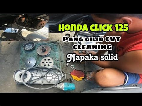 Linis Pang Gilid Honda Click Cvt Cleaning Napaka Solid Youtube