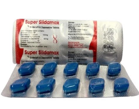 Sildenafil 100mg Dapoxetine 60mg Super Sildamax Tablet At Rs 250