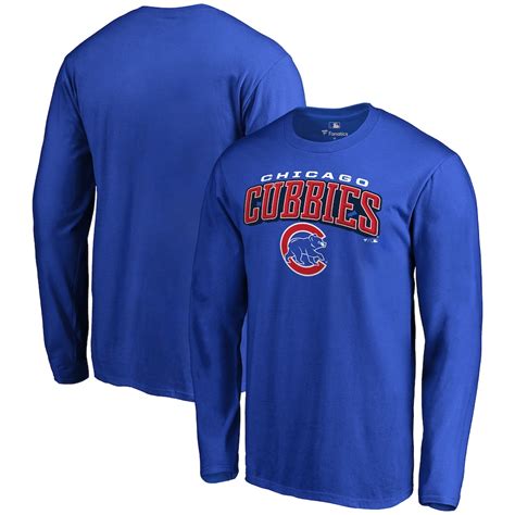 Chicago Cubs Royal Hometown Collection Cubbies Long Sleeve T Shirt