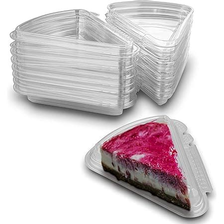 Amazon Hinged Medium Deep Plastic Pie Cheesecake Cake Slice