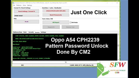 Oppo A Cph Pattern Unlock Cm Youtube