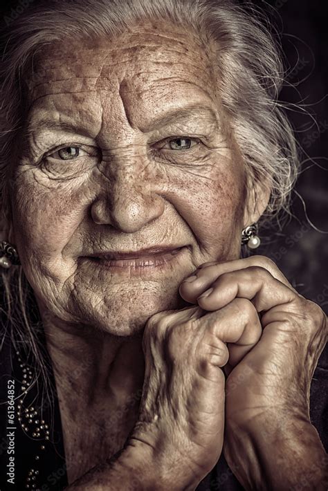 beautiful grandma Stock Photo | Adobe Stock