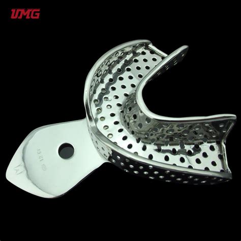 Dental Autoclavable Stainless Steel Impression Tray Perforated Dental