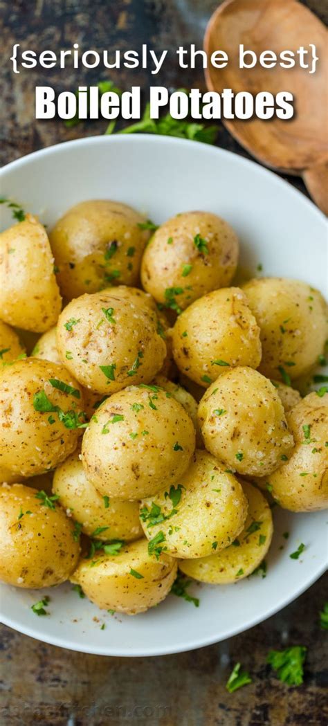 Creamy And Delicious Boiled Potatoes Recipe