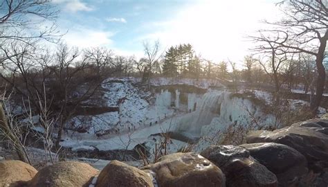 Minnehaha Falls, A Frozen Winter Wonderland - CarryOnCarly