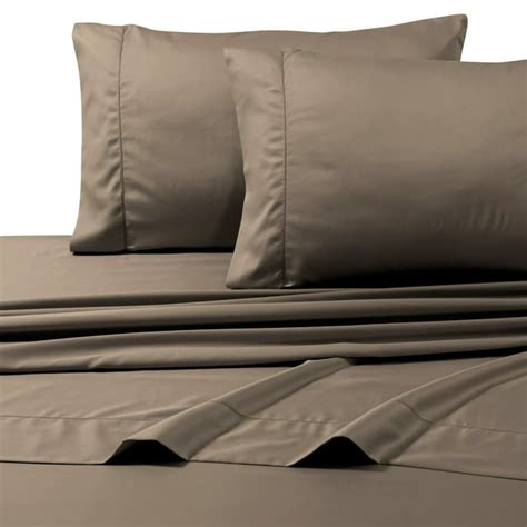 Tribeca Living 800tc Egyptian Cotton Sateen 4 Piece Sheet Set