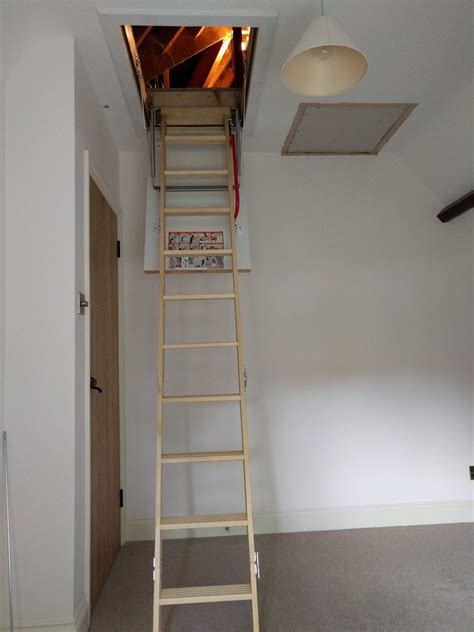 Deluxe Wooden Hatch And Ladder Home Counties Loft Ladders