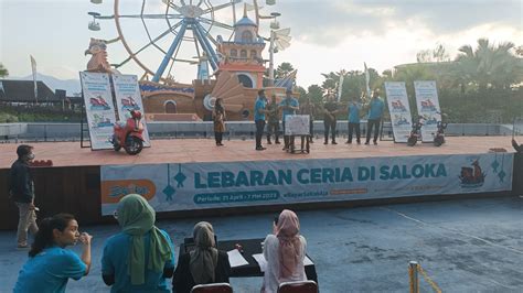 Wisata Saloka Theme Park Semarang Bagi Hadiah Pengujung Ambarawa Motor