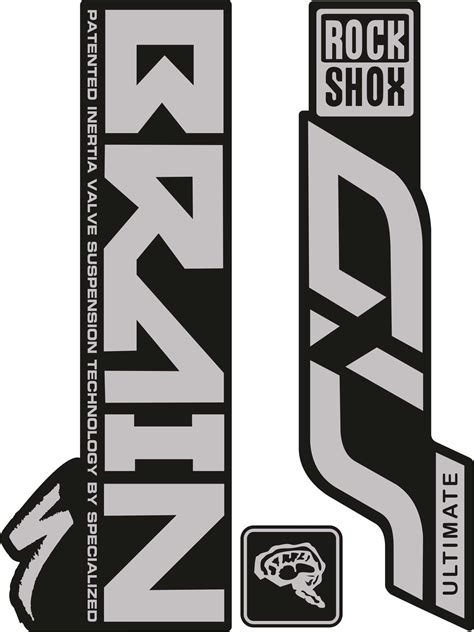 Fork Stickers Rock Shox Sid Brain Ultimate Buy It Now On