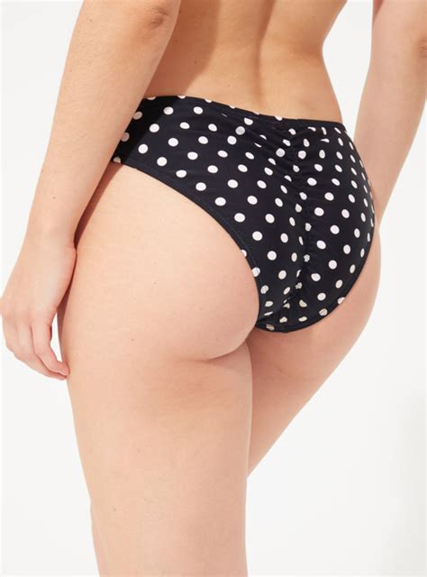 Ripley Bikini Bottom Mujer Index Negro Push Print