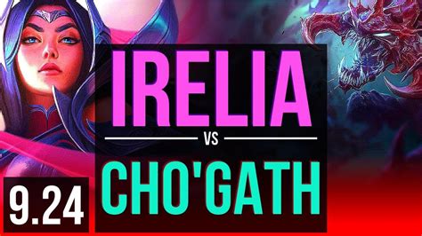 Irelia Vs Chogath Top Defeat 4 Early Solo Kills Br Master V9