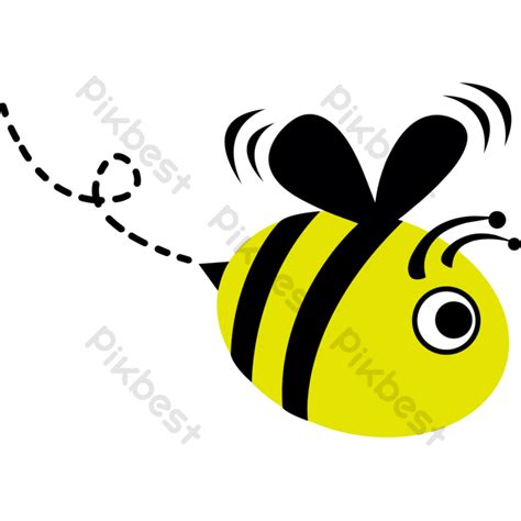 Cute Bee Logo Vector PNG Images | EPS Free Download - Pikbest