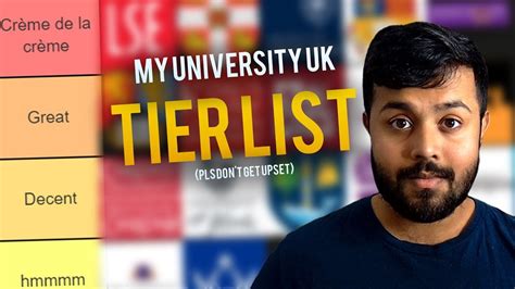 Russell Group University UK Tier List - My University Rankings - STUNITED