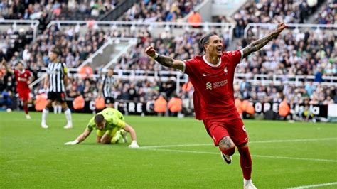 Man Liverpool Down Newcastle After Late Nunez Double